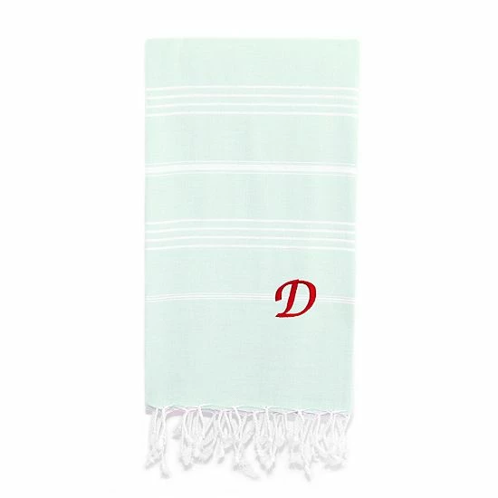 Linum Home Textiles Turkish Cotton Lucky Personalized Pestemal Beach Towel 1 Linum Home Textiles Turkish Cotton Lucky Personalized Pestemal Beach Towel