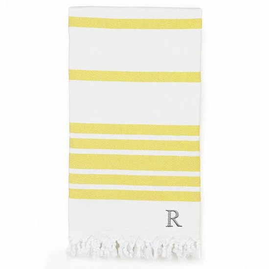 Linum Home Textiles Turkish Cotton Herringbone Personalized Pestemal Beach Towel 9 Linum Home Textiles Turkish Cotton Herringbone Personalized Pestemal Beach Towel - Image 9