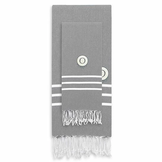 Linum Home Textiles Turkish Cotton Personalized Alara Pestemal Beach And Hand Towel Set 10 Linum Home Textiles Turkish Cotton Personalized Alara Pestemal Beach And Hand Towel Set - Image 10