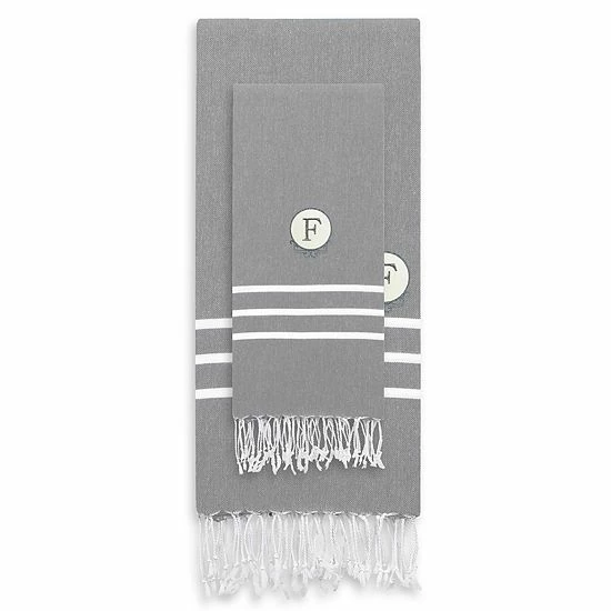 Linum Home Textiles Turkish Cotton Personalized Alara Pestemal Beach And Hand Towel Set 18 Linum Home Textiles Turkish Cotton Personalized Alara Pestemal Beach And Hand Towel Set - Image 18