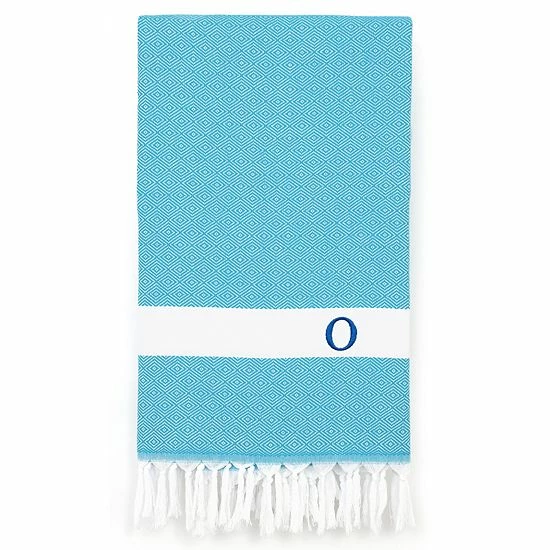 Linum Home Textiles Turkish Cotton Diamond Personalized Pestemal Beach Towel 8 Linum Home Textiles Turkish Cotton Diamond Personalized Pestemal Beach Towel - Image 8
