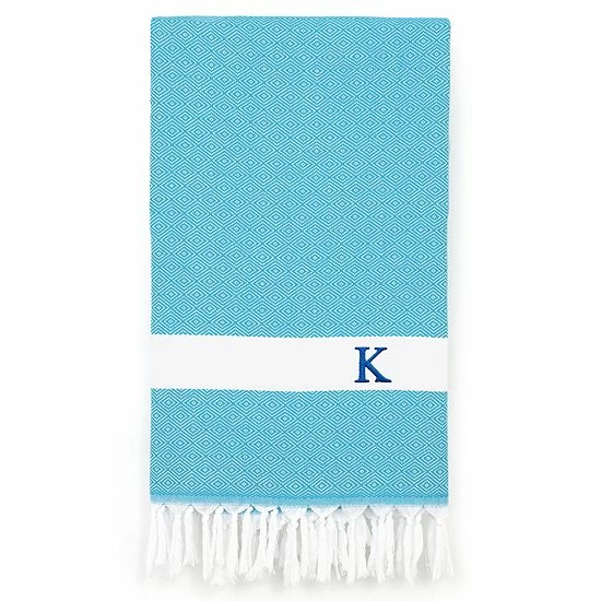 Linum Home Textiles Turkish Cotton Diamond Personalized Pestemal Beach Towel 18 Linum Home Textiles Turkish Cotton Diamond Personalized Pestemal Beach Towel - Image 18