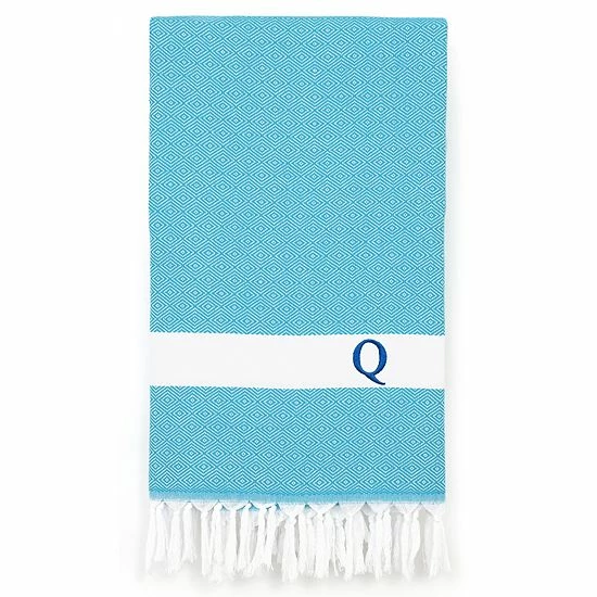Linum Home Textiles Turkish Cotton Diamond Personalized Pestemal Beach Towel 20 Linum Home Textiles Turkish Cotton Diamond Personalized Pestemal Beach Towel - Image 20