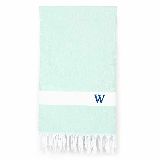 Linum Home Textiles Turkish Cotton Diamond Personalized Pestemal Beach Towel 3 Linum Home Textiles Turkish Cotton Diamond Personalized Pestemal Beach Towel - Image 3