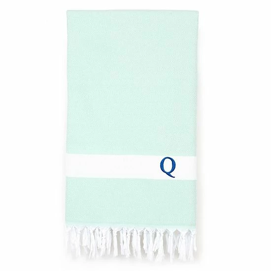 Linum Home Textiles Turkish Cotton Diamond Personalized Pestemal Beach Towel 11 Linum Home Textiles Turkish Cotton Diamond Personalized Pestemal Beach Towel - Image 11