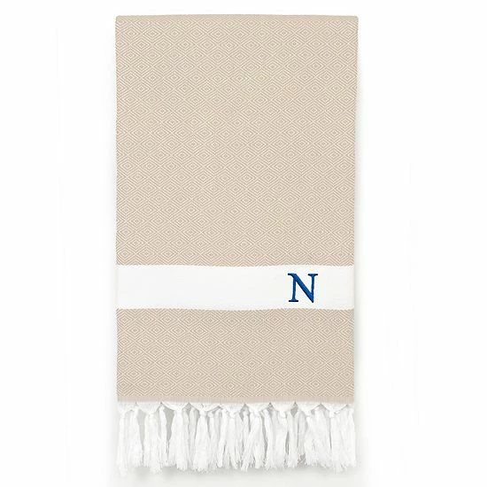 Linum Home Textiles Turkish Cotton Diamond Personalized Pestemal Beach Towel 8 Linum Home Textiles Turkish Cotton Diamond Personalized Pestemal Beach Towel - Image 8