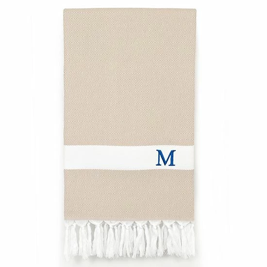 Linum Home Textiles Turkish Cotton Diamond Personalized Pestemal Beach Towel 14 Linum Home Textiles Turkish Cotton Diamond Personalized Pestemal Beach Towel - Image 14