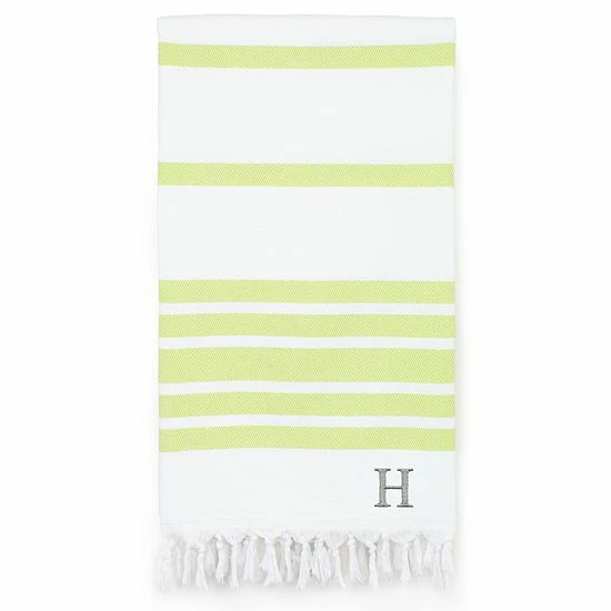 Linum Home Textiles Turkish Cotton Herringbone Personalized Pestemal Beach Towel 1 Linum Home Textiles Turkish Cotton Herringbone Personalized Pestemal Beach Towel