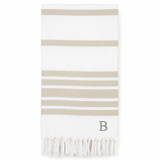 Linum Home Textiles Turkish Cotton Herringbone Personalized Pestemal Beach Towel 9 Linum Home Textiles Turkish Cotton Herringbone Personalized Pestemal Beach Towel - Image 9