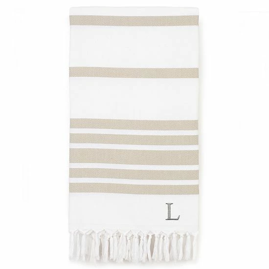 Linum Home Textiles Turkish Cotton Herringbone Personalized Pestemal Beach Towel 10 Linum Home Textiles Turkish Cotton Herringbone Personalized Pestemal Beach Towel - Image 10