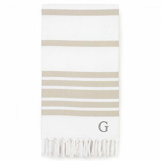Linum Home Textiles Turkish Cotton Herringbone Personalized Pestemal Beach Towel 11 Linum Home Textiles Turkish Cotton Herringbone Personalized Pestemal Beach Towel - Image 11