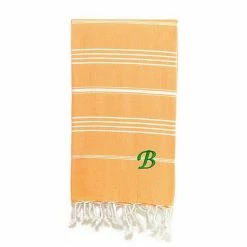 Linum Home Textiles Turkish Cotton Lucky Personalized Pestemal Beach Towel