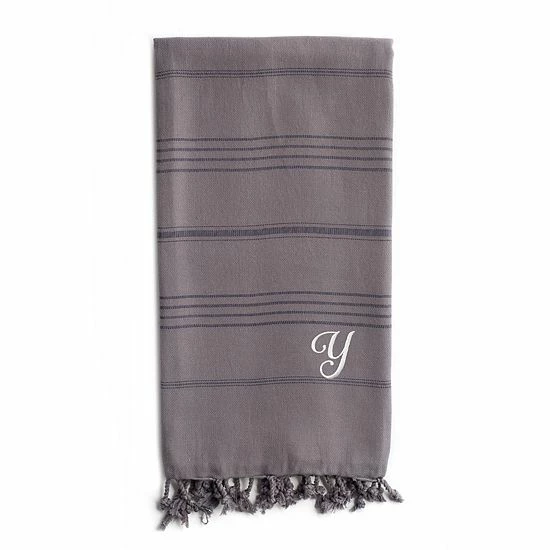 Linum Home Textiles Turkish Cotton Summer Fun Personalized Pestemal Beach Towel 5 Linum Home Textiles Turkish Cotton Summer Fun Personalized Pestemal Beach Towel - Image 5