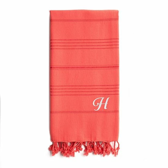 Linum Home Textiles Turkish Cotton Summer Fun Personalized Pestemal Beach Towel 9 Linum Home Textiles Turkish Cotton Summer Fun Personalized Pestemal Beach Towel - Image 9