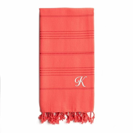 Linum Home Textiles Turkish Cotton Summer Fun Personalized Pestemal Beach Towel 10 Linum Home Textiles Turkish Cotton Summer Fun Personalized Pestemal Beach Towel - Image 10