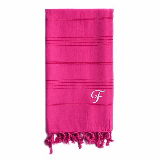 Linum Home Textiles Turkish Cotton Summer Fun Personalized Pestemal Beach Towel 5 Linum Home Textiles Turkish Cotton Summer Fun Personalized Pestemal Beach Towel - Image 5