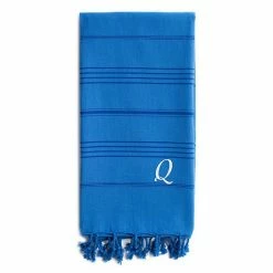 Linum Home Textiles Turkish Cotton Summer Fun Personalized Pestemal Beach Towel