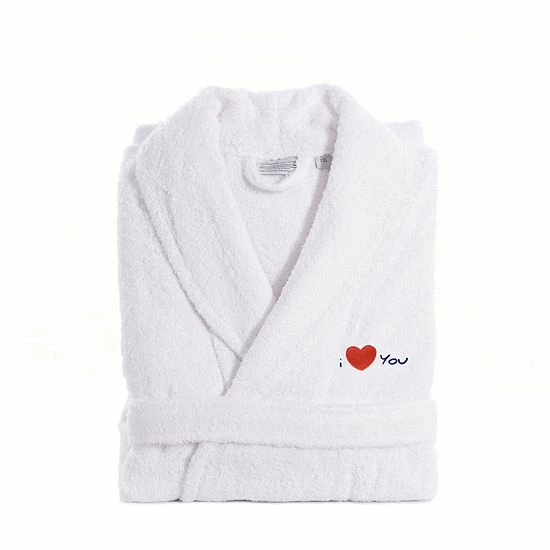 Linum Home Textiles "I Love You" Embroidered Cotton Terry Bathrobe Pink Linum Home Textiles "I Love You" Embroidered Cotton Terry Bathrobe Pink -Linum Home Textiles store unnamed file 4325
