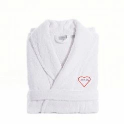 Linum Home Textiles "I Love You" Embroidered Cotton Terry Bathrobe Pink 7 Linum Home Textiles "I Love You" Embroidered Cotton Terry Bathrobe Pink -Linum Home Textiles store unnamed file 4326