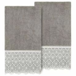 Linum Home Textiles Turkish Cotton Arian 2-piece Cream Lace Embellished Bath Towel Set 5 Linum Home Textiles Turkish Cotton Arian 2-piece Cream Lace Embellished Bath Towel Set -Linum Home Textiles store unnamed file 4377