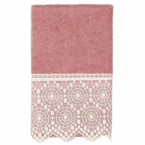 Linum Home Textiles Turkish Cotton Arian Cream Lace Embellished Hand Towel Linum Home Textiles Turkish Cotton Arian Cream Lace Embellished Hand Towel -Linum Home Textiles store unnamed file 4389