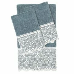 Linum Home Textiles Turkish Cotton Arian 3-piece Cream Lace Embellished Towel Set 3 Linum Home Textiles Turkish Cotton Arian 3-piece Cream Lace Embellished Towel Set -Linum Home Textiles store unnamed file 4416