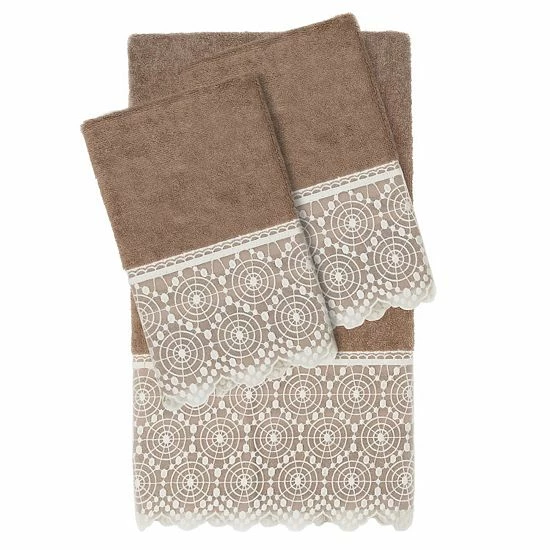 Linum Home Textiles Turkish Cotton Arian 3-piece Cream Lace Embellished Towel Set Linum Home Textiles Turkish Cotton Arian 3-piece Cream Lace Embellished Towel Set -Linum Home Textiles store unnamed file 4421