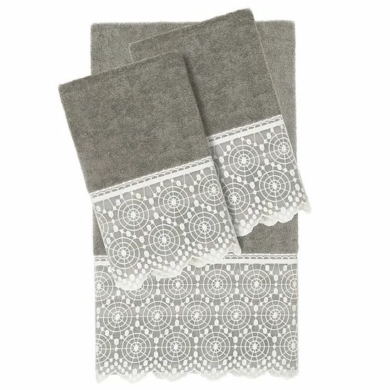 Linum Home Textiles Turkish Cotton Arian 3-piece Cream Lace Embellished Towel Set Linum Home Textiles Turkish Cotton Arian 3-piece Cream Lace Embellished Towel Set -Linum Home Textiles store unnamed file 4422