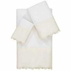 Linum Home Textiles Turkish Cotton Arian 3-piece Cream Lace Embellished Towel Set 7 Linum Home Textiles Turkish Cotton Arian 3-piece Cream Lace Embellished Towel Set -Linum Home Textiles store unnamed file 4452