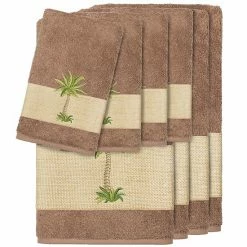Linum Home Textiles 8-piece Colton Embellished Bath Towel Set Cream 8 Linum Home Textiles 8-piece Colton Embellished Bath Towel Set Cream -Linum Home Textiles store unnamed file 4476