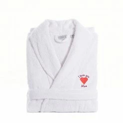 Linum Home Textiles "I Love You Mom" Embroidered Cotton Terry Bathrobe Melange 8 Linum Home Textiles "I Love You Mom" Embroidered Cotton Terry Bathrobe Melange -Linum Home Textiles store unnamed file 4485
