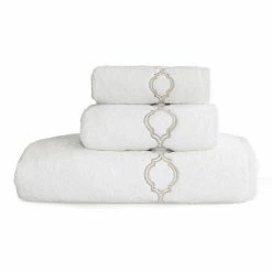 Linum Home Textiles Trellis 3-piece Towel Set White Sky Blue -Linum Home Textiles store unnamed file 4488