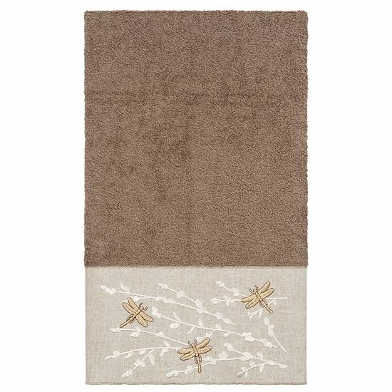 Linum Home Textiles Turkish Cotton Braelyn Embellished Bath Towel Light Gray Linum Home Textiles Turkish Cotton Braelyn Embellished Bath Towel Light Gray -Linum Home Textiles store unnamed file 4506