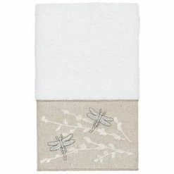 Linum Home Textiles Turkish Cotton Braelyn 3-piece Embellished Towel Set Dark Gray -Linum Home Textiles store unnamed file 4535