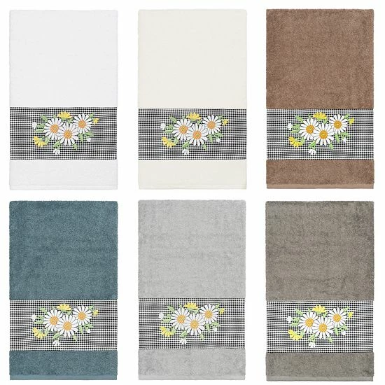 Linum Home Textiles Turkish Cotton Daisy Embellished Bath Towel Tea Rose Linum Home Textiles Turkish Cotton Daisy Embellished Bath Towel Tea Rose -Linum Home Textiles store unnamed file 4549