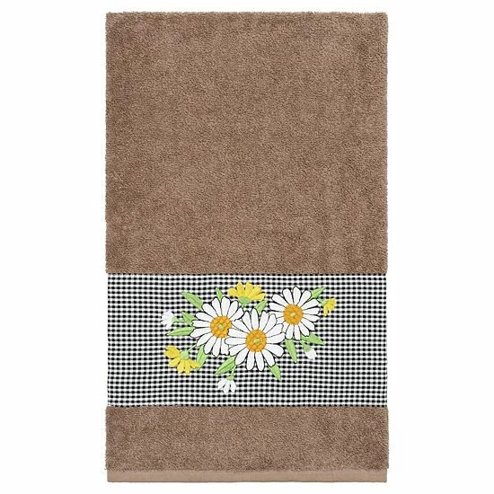 Linum Home Textiles Turkish Cotton Daisy Embellished Bath Towel Tea Rose Linum Home Textiles Turkish Cotton Daisy Embellished Bath Towel Tea Rose -Linum Home Textiles store unnamed file 4550