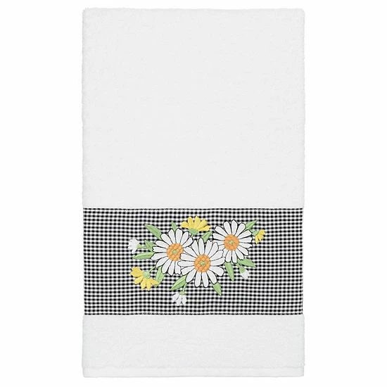 Linum Home Textiles Turkish Cotton Daisy Embellished Bath Towel Tea Rose Linum Home Textiles Turkish Cotton Daisy Embellished Bath Towel Tea Rose -Linum Home Textiles store unnamed file 4552