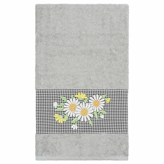 Linum Home Textiles Turkish Cotton Daisy Embellished Bath Towel Tea Rose Linum Home Textiles Turkish Cotton Daisy Embellished Bath Towel Tea Rose -Linum Home Textiles store unnamed file 4555
