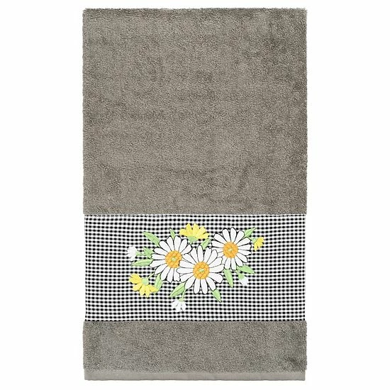 Linum Home Textiles Turkish Cotton Daisy Embellished Bath Towel Tea Rose Linum Home Textiles Turkish Cotton Daisy Embellished Bath Towel Tea Rose -Linum Home Textiles store unnamed file 4556