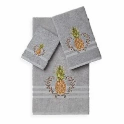 Linum Home Textiles Welcome 3-piece Embellished Bath Towel Set Cream -Linum Home Textiles store unnamed file 4559
