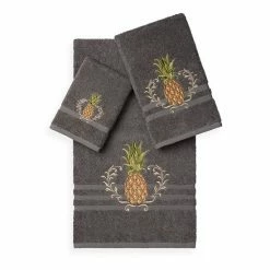 Linum Home Textiles Welcome 3-piece Embellished Bath Towel Set Cream -Linum Home Textiles store unnamed file 4561