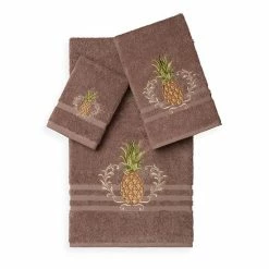 Linum Home Textiles Welcome 3-piece Embellished Bath Towel Set Cream -Linum Home Textiles store unnamed file 4563
