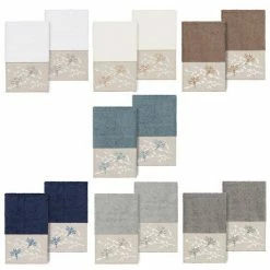 Linum Home Textiles Turkish Cotton Braelyn 2-piece Embellished Hand Towel Set White 2 Linum Home Textiles Turkish Cotton Braelyn 2-piece Embellished Hand Towel Set White -Linum Home Textiles store unnamed file 4568