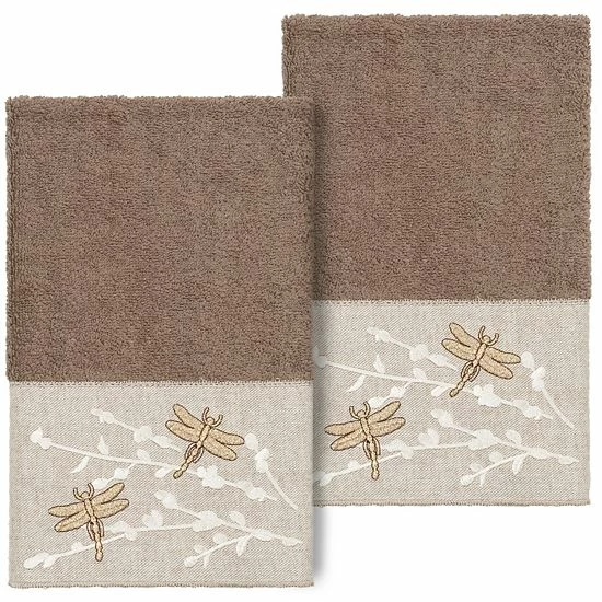 Linum Home Textiles Turkish Cotton Braelyn 2-piece Embellished Hand Towel Set White Linum Home Textiles Turkish Cotton Braelyn 2-piece Embellished Hand Towel Set White -Linum Home Textiles store unnamed file 4569