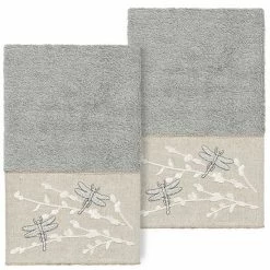 Linum Home Textiles Turkish Cotton Braelyn 2-piece Embellished Hand Towel Set White 8 Linum Home Textiles Turkish Cotton Braelyn 2-piece Embellished Hand Towel Set White -Linum Home Textiles store unnamed file 4574