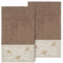 Linum Home Textiles Turkish Cotton Braelyn 2-piece Embellished Bath Towel Set Light Gray 6 Linum Home Textiles Turkish Cotton Braelyn 2-piece Embellished Bath Towel Set Light Gray -Linum Home Textiles store unnamed file 4582
