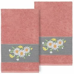 Linum Home Textiles Turkish Cotton Daisy 2-piece Embellished Bath Towel Set Cream 7 Linum Home Textiles Turkish Cotton Daisy 2-piece Embellished Bath Towel Set Cream -Linum Home Textiles store unnamed file 4619