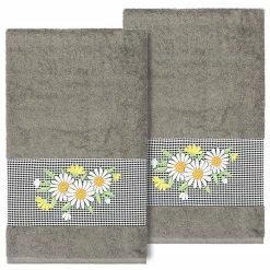 Linum Home Textiles Turkish Cotton Daisy 2-piece Embellished Bath Towel Set Cream 8 Linum Home Textiles Turkish Cotton Daisy 2-piece Embellished Bath Towel Set Cream -Linum Home Textiles store unnamed file 4620