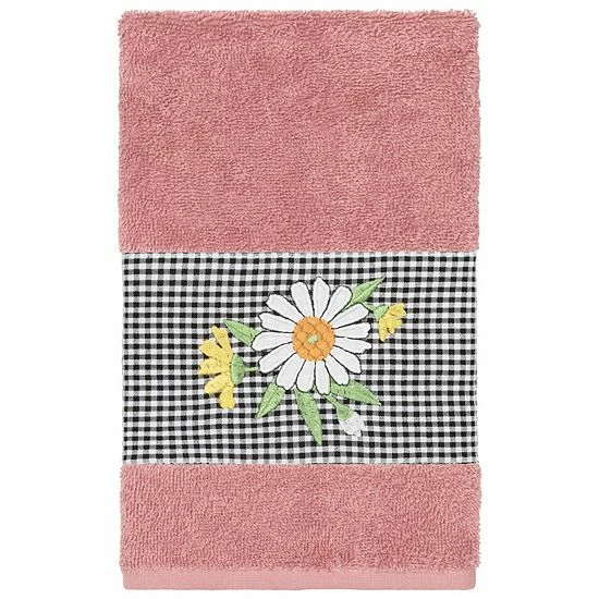Linum Home Textiles Turkish Cotton Daisy Embellished Hand Towel Teal Linum Home Textiles Turkish Cotton Daisy Embellished Hand Towel Teal -Linum Home Textiles store unnamed file 4625