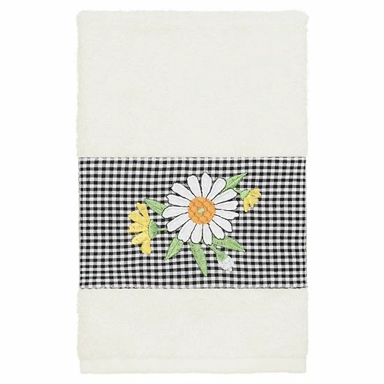 Linum Home Textiles Turkish Cotton Daisy Embellished Hand Towel Teal Linum Home Textiles Turkish Cotton Daisy Embellished Hand Towel Teal -Linum Home Textiles store unnamed file 4626